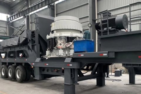 圓錐破三組合移動破碎站