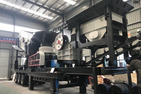 圓錐破四組合移動破碎站